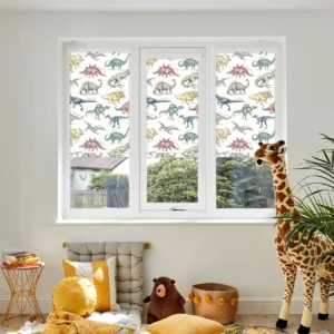 ROLL PF DINOSAUR PREHISTORIC WINDOW