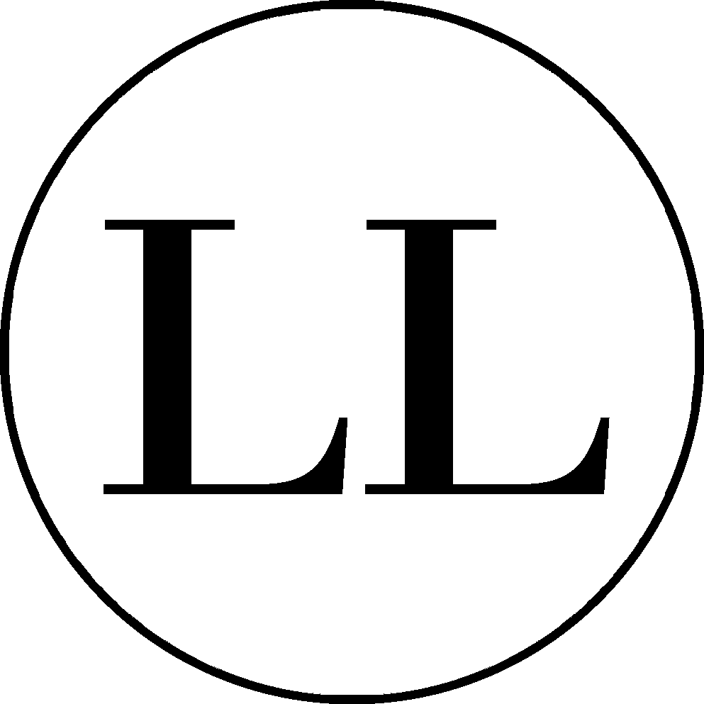 LL CIRCLE LOGO BLACK