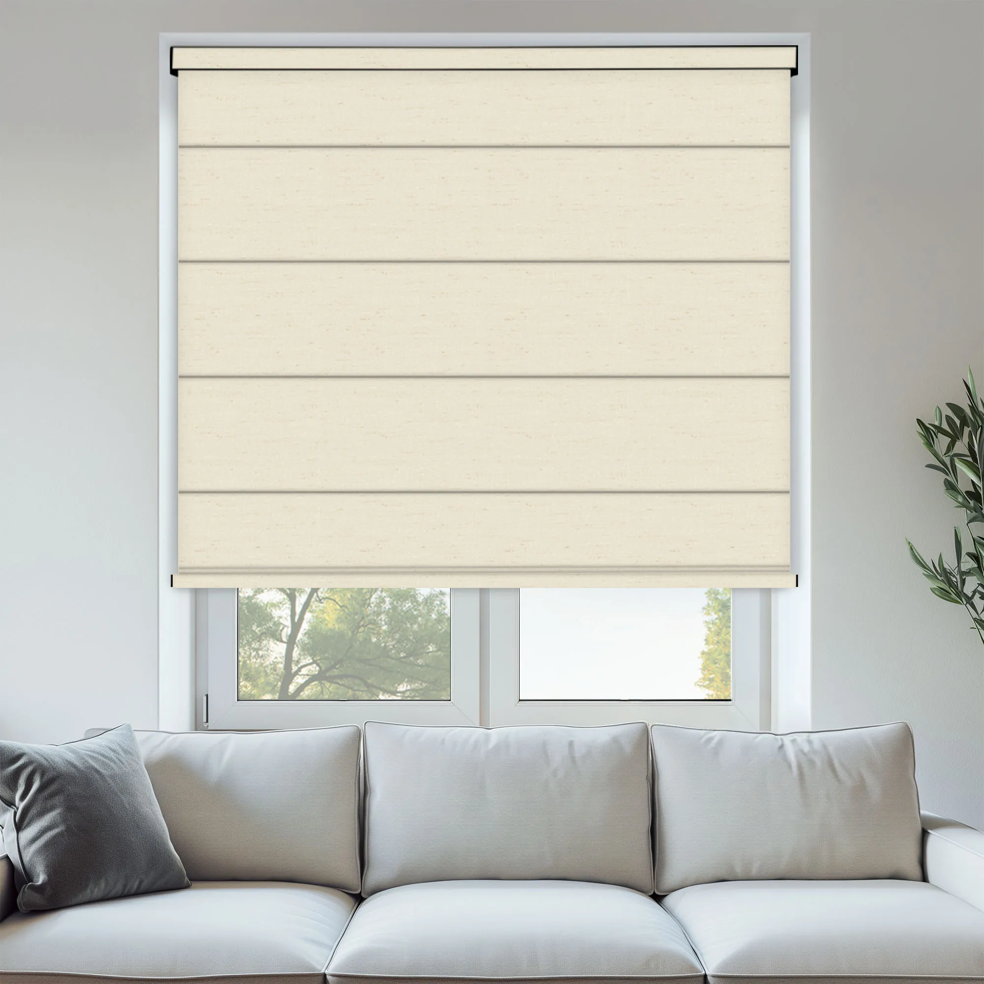 ROMAS SHOT SILK BO IVORY ROMAS SHOT SILK BO IVORY